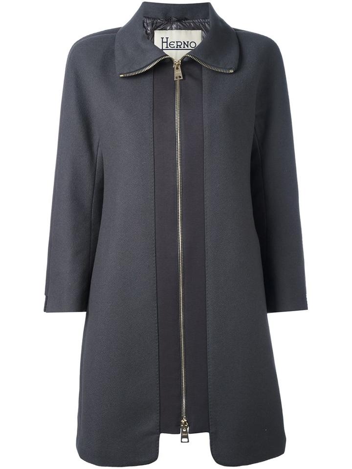 Herno Zip-up Mid-length Coat