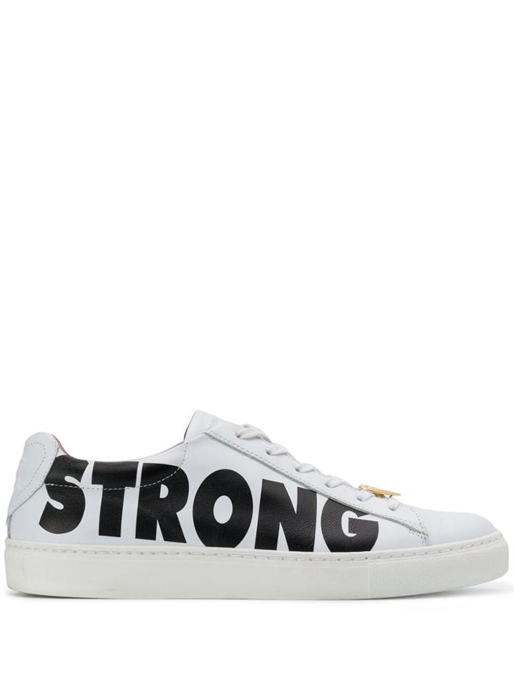 Escada Strong Printed Sneakers - White