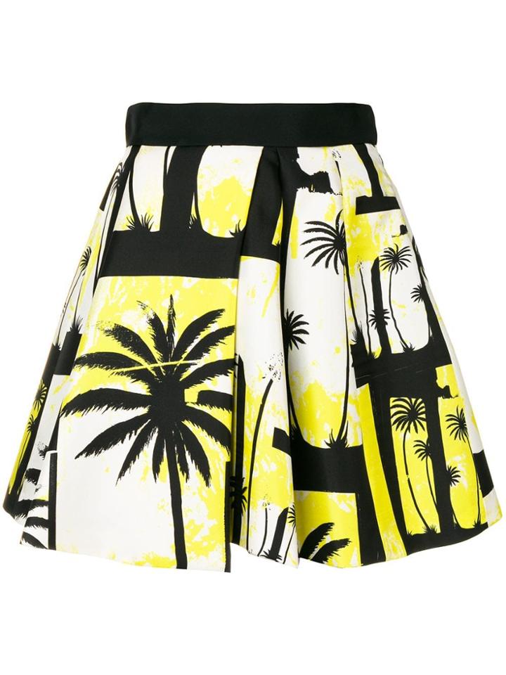 Fausto Puglisi Flared Short Skirt - White