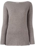 Fashion Clinic Timeless Boat Neck Jumper - Neutrals