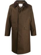 Mackintosh Checked Single-breasted Coat - Neutrals