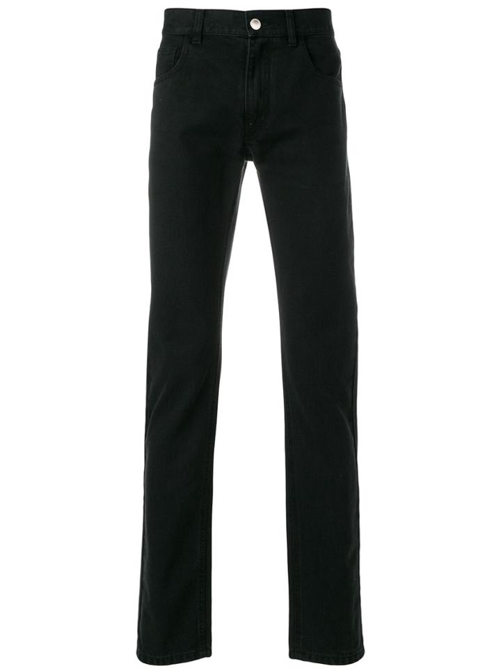 Raf Simons Printed Back Jeans - Black