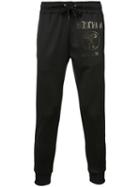 Moschino - Printed Joggers - Men - Cotton/polyester - Xs, Black, Cotton/polyester