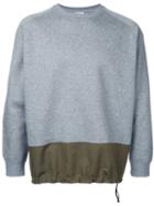 En Route - Drawstring Hem Sweatshirt - Men - Cotton - 1, Grey, Cotton