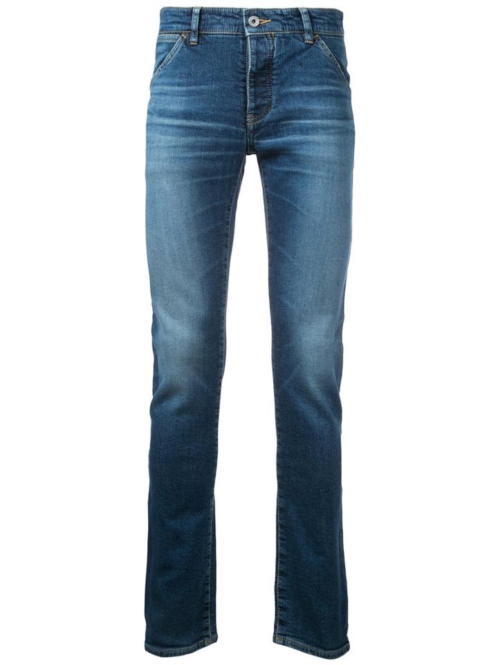 Kazuyuki Kumagai - Skinny Jeans - Men - Cotton/polyurethane - 2, Blue, Cotton/polyurethane