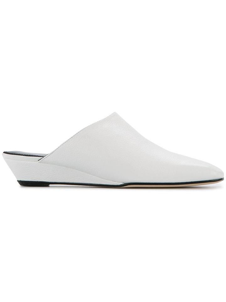Dorateymur Platform Slip-on Mules - White