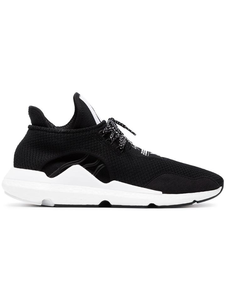 Y-3 Saikou Knitted Sneakers - Black