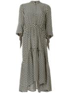Petar Petrov Polka Dot Print Dress - Black