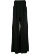 Aviù Draped Wide-leg Trousers - Blue