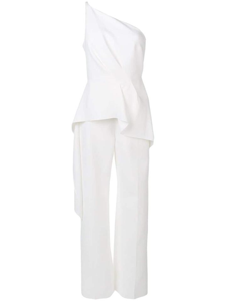Roland Mouret Charlesworth One-shoulder Jumpsuit - White
