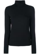 Le Tricot Perugia Turtleneck Sweater - Black