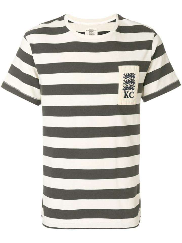 Kent & Curwen Striped T-shirt - Nude & Neutrals