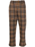 Jejia Check Print Trousers - Neutrals