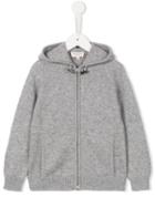 Cashmirino Toggle Hooded Cardigan, Boy's, Size: 8 Yrs, Grey