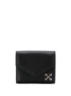 Off-white Arrow Plaque Wallet - Black