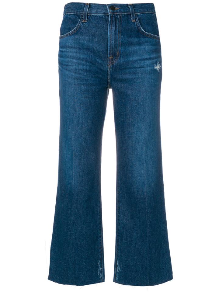J Brand Joan Cropped Jeans - Blue