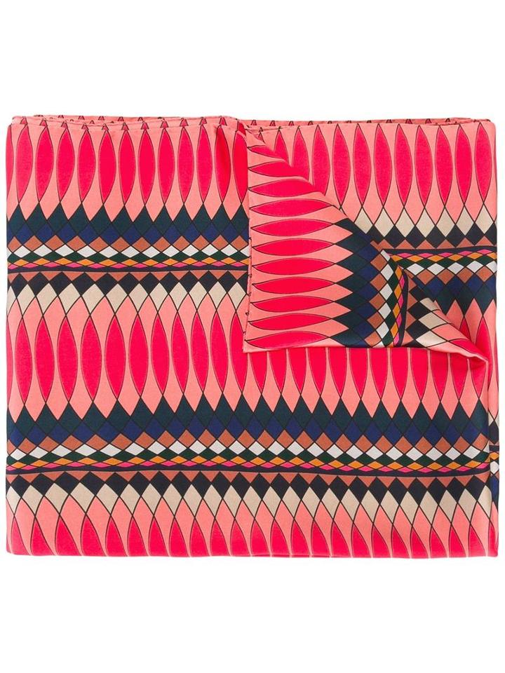 Paul Smith 'no.9' Printed Scarf, Women's, Silk
