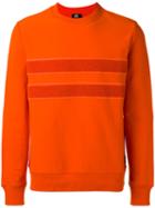 Ps By Paul Smith Contrast Stripe Sweatshirt, Men's, Size: Xl, Yellow/orange, Cotton