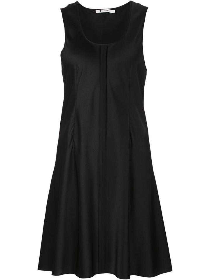 T By Alexander Wang Sleeveless Flared Dress