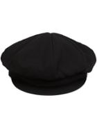 Y's Plain Beret, Women's, Black, Wool