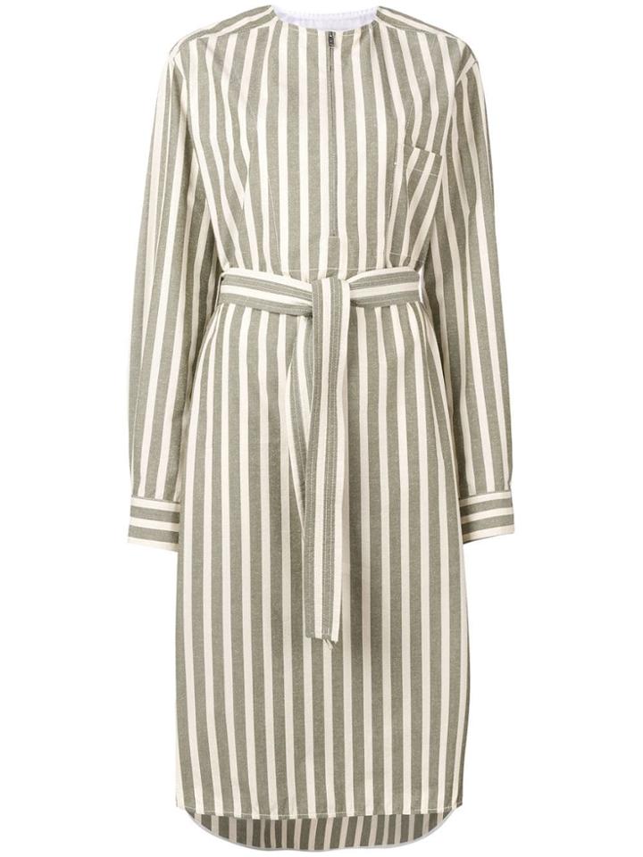 Golden Goose Striped Tunic Dress - Neutrals