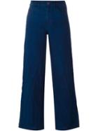Simon Miller Wide-leg Trousers, Women's, Size: 26, Blue, Linen/flax