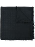 Bally 'crescent Giant' Carré, Women's, Black, Silk/wool