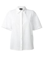 Just Cavalli Broderie Anglaise Shirt, Women's, Size: 42, White, Cotton