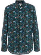 Ps By Paul Smith - Floral Print Shirt - Men - Cotton - S, Blue, Cotton