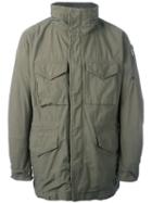 Attachment Patch Pocket Jacket, Men's, Size: 2, Green, Cotton/nylon