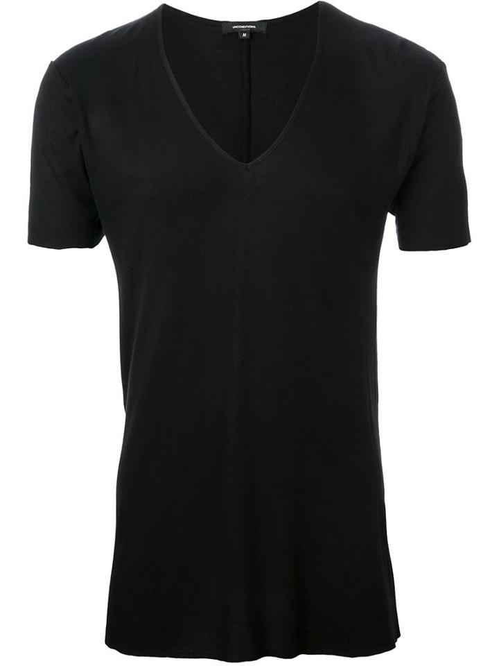 Unconditional Ribbed V-neck T-shirt