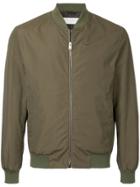Gieves & Hawkes Zipped Fitted Jacket - Green