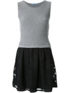 Guild Prime Knit Tank Combo Dress, Women's, Size: 34, Grey, Polyester/cotton/acrylic