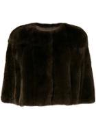 Yves Salomon Rex Jacket - Brown