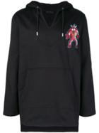 Diesel Black Gold Logo Patch Hoodie