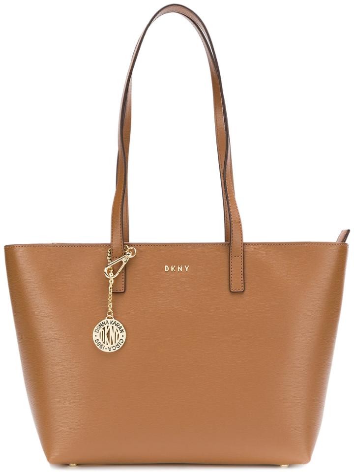 Donna Karan Satton Medium Bucket Tote - Brown