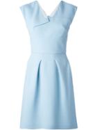 Roland Mouret 'bamburgh' Dress, Women's, Size: 10, Blue, Silk/wool