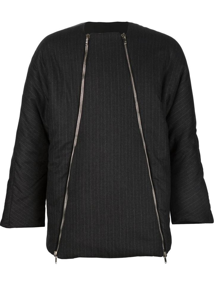 Thamanyah Pinstripe Padded Sweatshirt