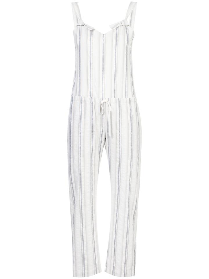 Lemlem Juni Striped Jumpsuit - White