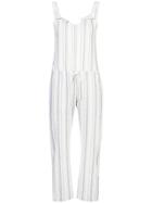 Lemlem Juni Striped Jumpsuit - White