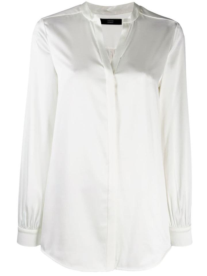 Steffen Schraut Longsleeved Blouse - White