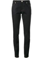 Valentino Rockstud Straight Leg Jeans, Women's, Size: 30, Blue, Cotton/spandex/elastane/polyester