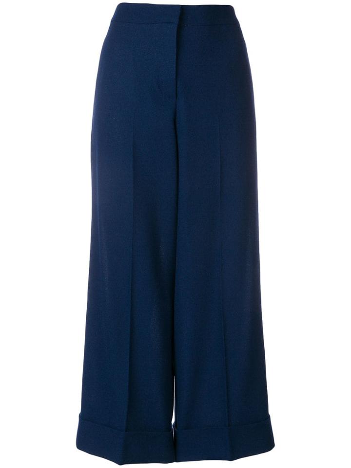 Giada Benincasa Wide Leg Trousers - Blue