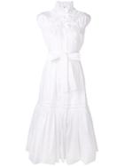 Proenza Schouler Gathered Tiered Dress - White