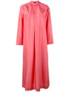 Joseph - Oversize Kaftan Dress - Women - Silk - 38, Pink/purple, Silk