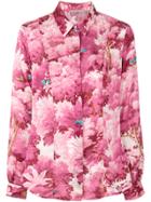 Marco De Vincenzo Tree Print Shirt - Pink & Purple