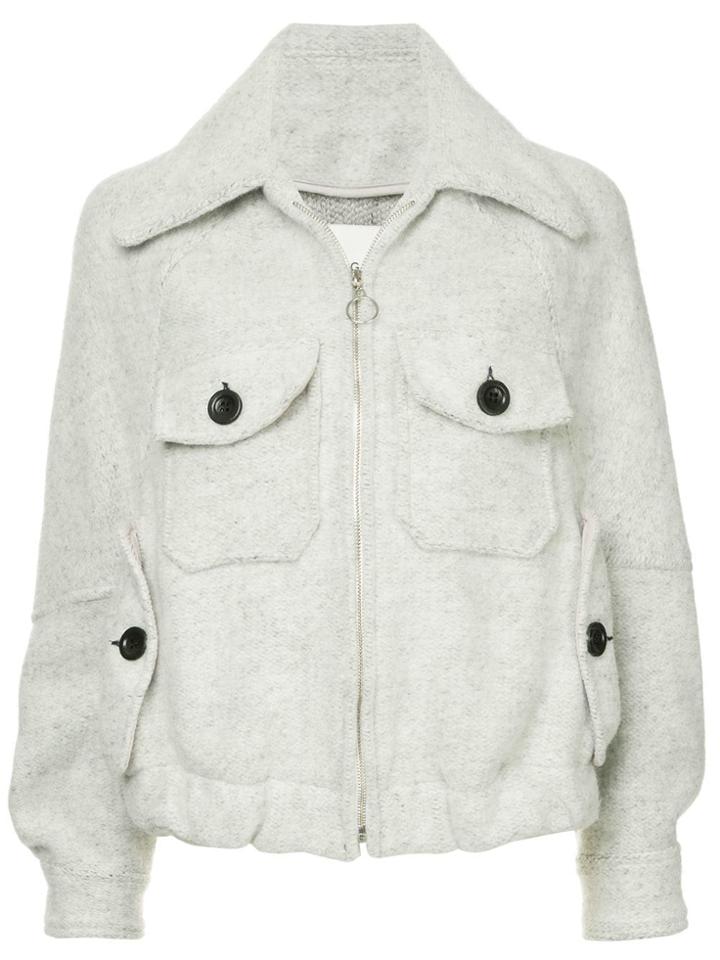 Mcguire Denim Oversized Jacket - Grey