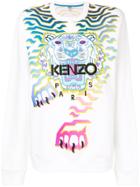 Kenzo Tiger Sweater - White