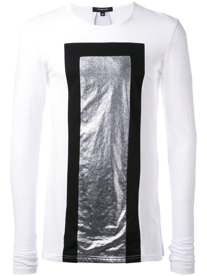 Unconditional - Graphic Printed Top - Men - Cotton - S, White, Cotton