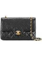 Chanel Vintage Quilted Flap Bag - Black